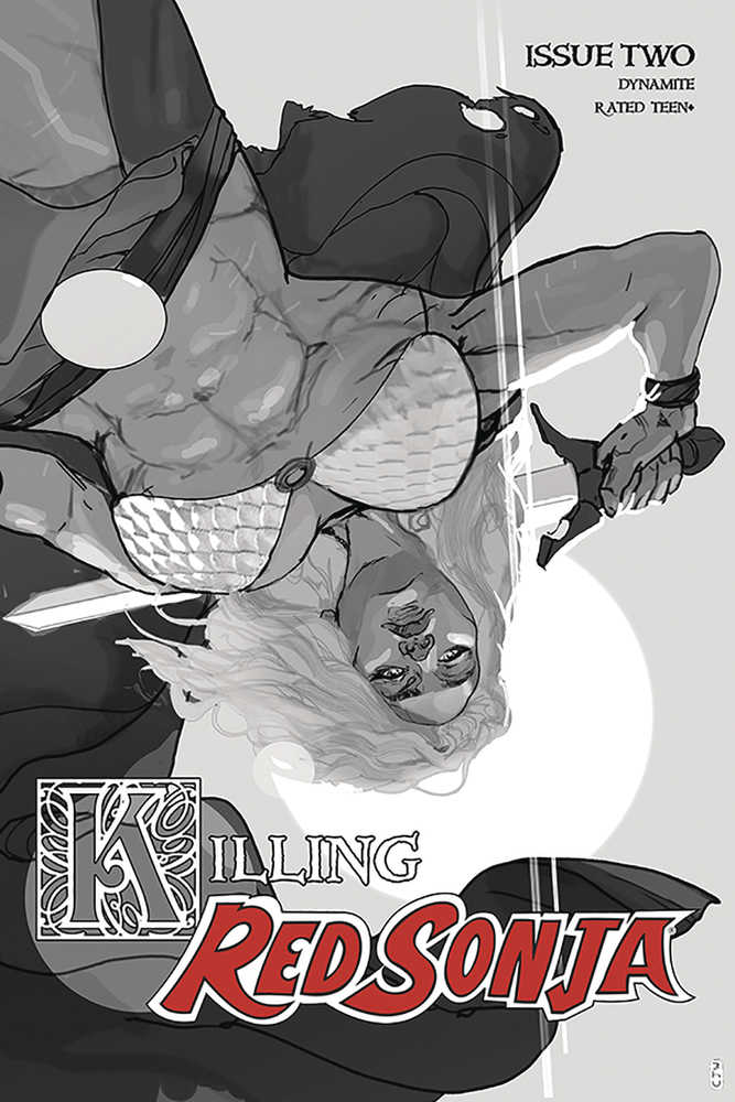 Killing Red Sonja #2 10 Copy Ward Grayscale Variant Edition