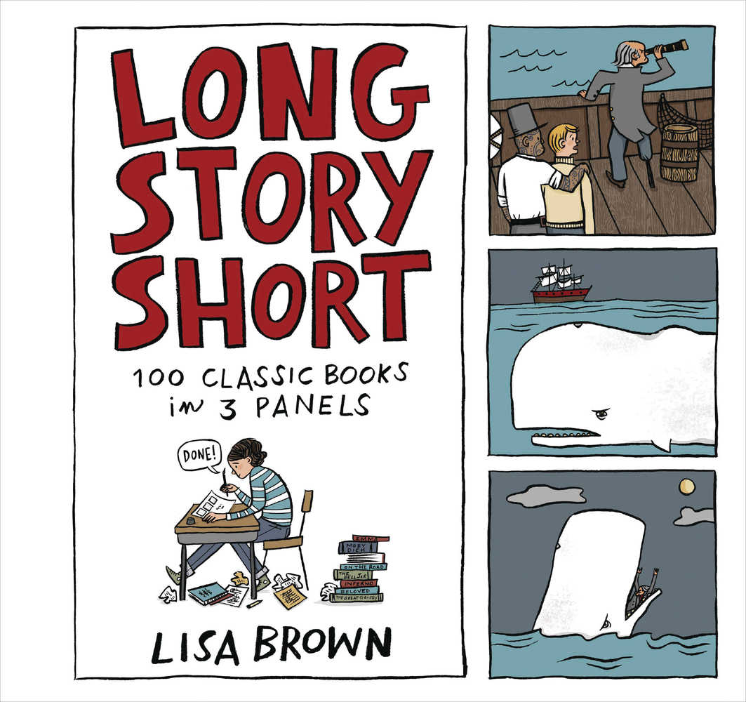 Long Story Short 100 Classic Books In 3 Panels Hardcover 
