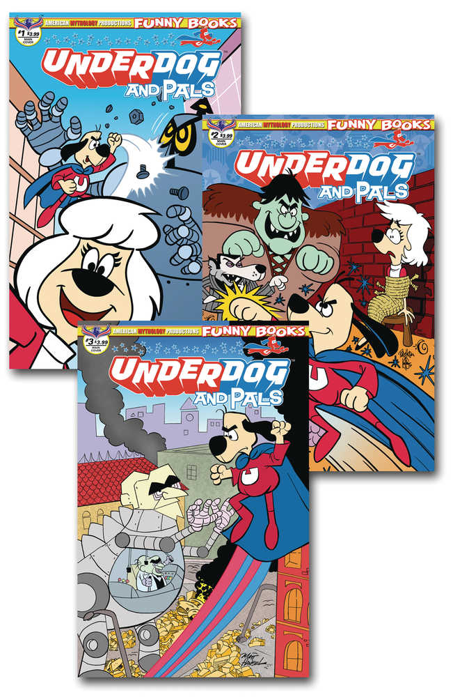 Underdog & Pals #1 3 Reader Set 
