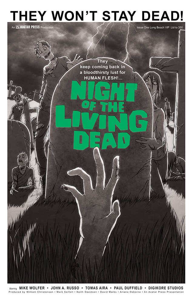 Night Of The Living Dead #1 Long Beach Vip Variant (Mature)