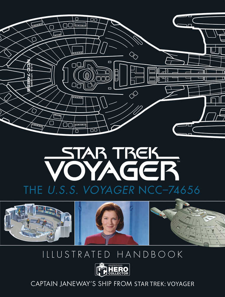 Star Trek Uss Voyager Ncc 74656 Illustrated Handbook Hardcover 