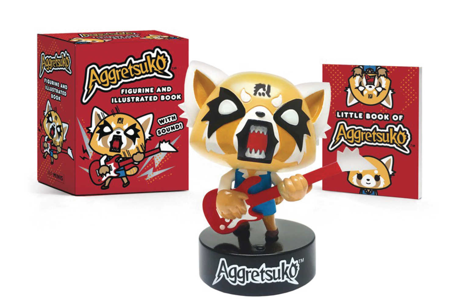Aggretsuko Figurine With Sound & Book Kit 
