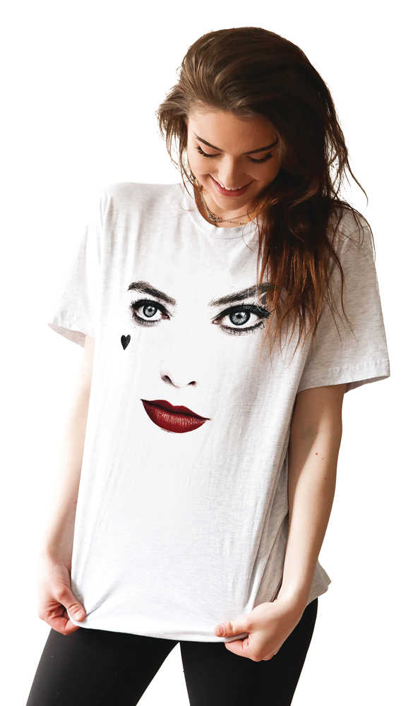 DC Birds Of Prey Harley Face T-Shirt LG 