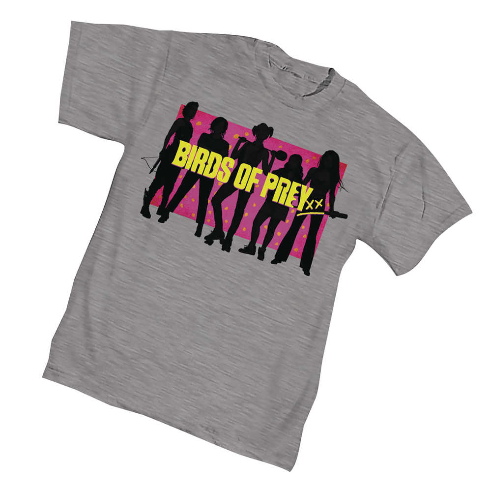 DC Birds Of Prey Silhouette T-Shirt XL 