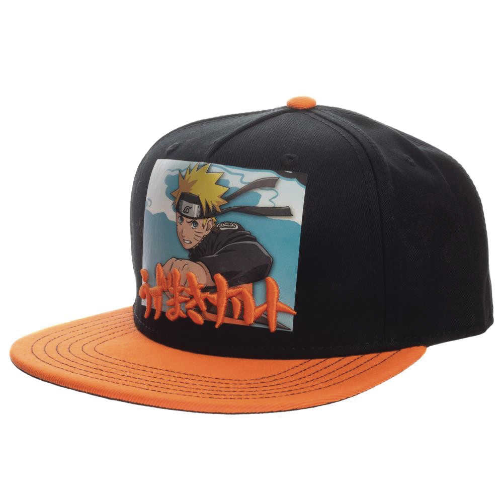 Naruto Printed Screenshot with Embrodiery Snapback Hat 