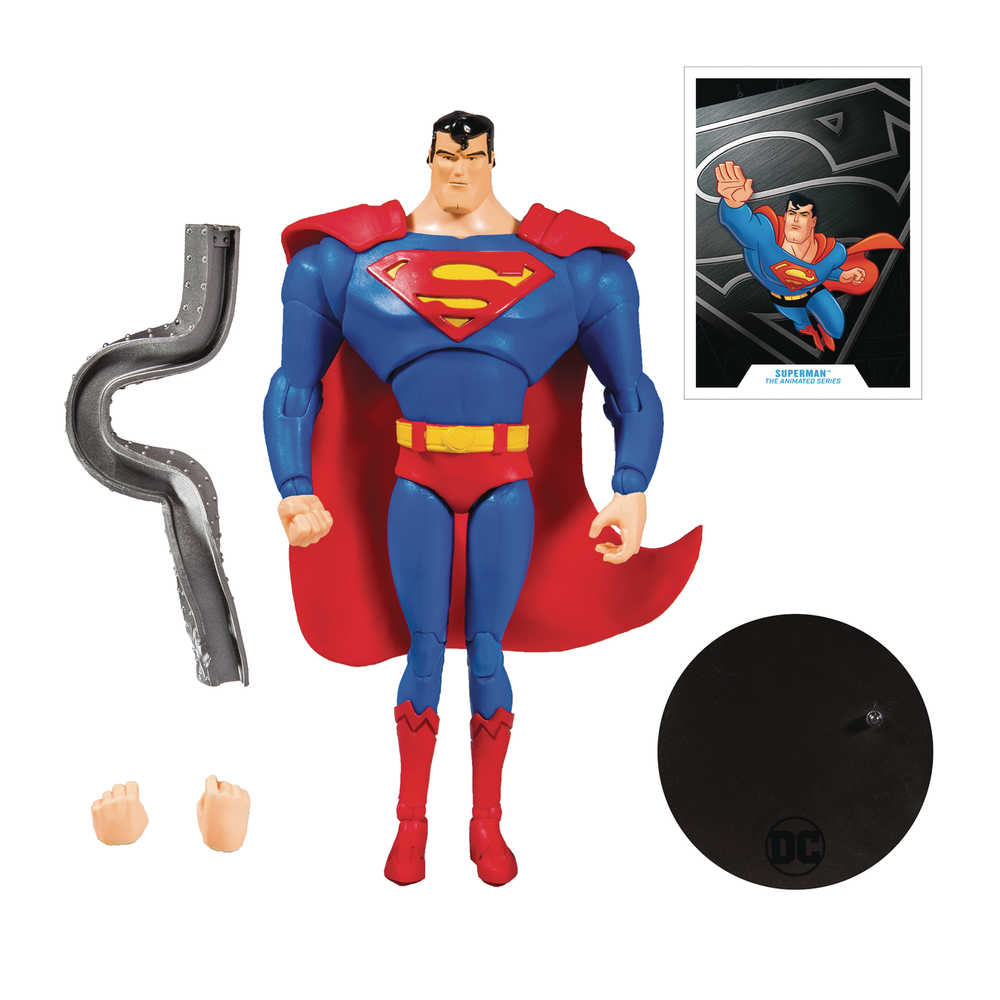 DC Animated Wv1 Superman 7 In Scale Action Figure Case  
