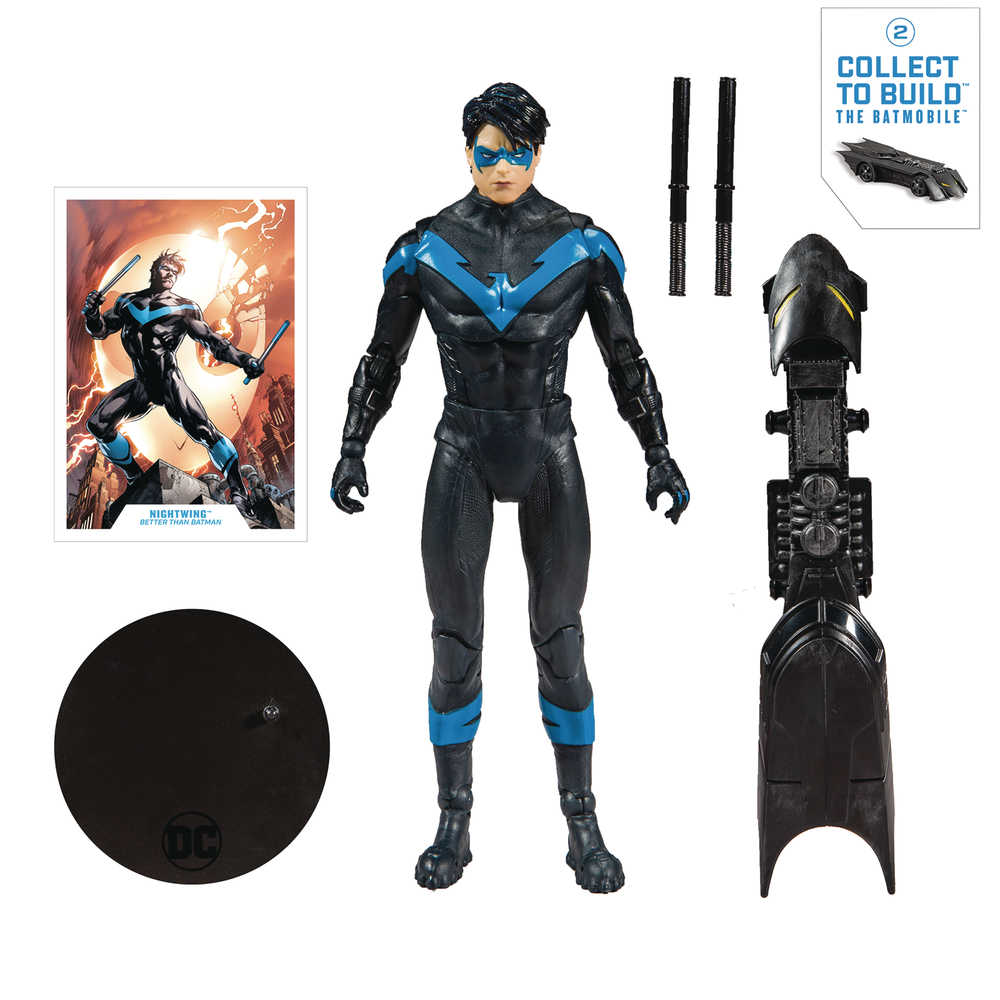 DC Collector Wv1 Modern Nightwing 7 In Scale Action Figure Case  