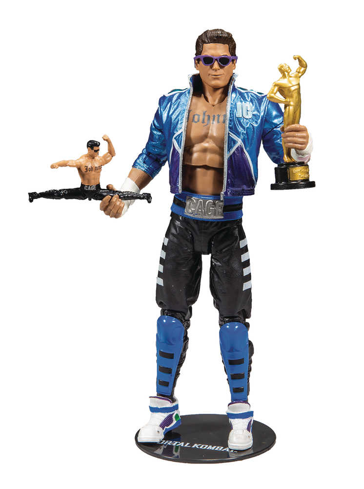 Mortal Kombat Wv2 Johnny Cage 7 In Scale Action Figure Case  