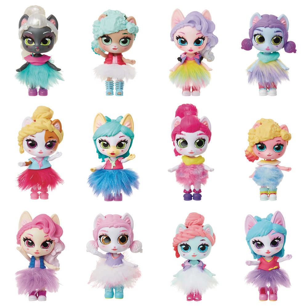 Kitten Catfe Purrista Girls Ser1 Bmb Doll Display  
