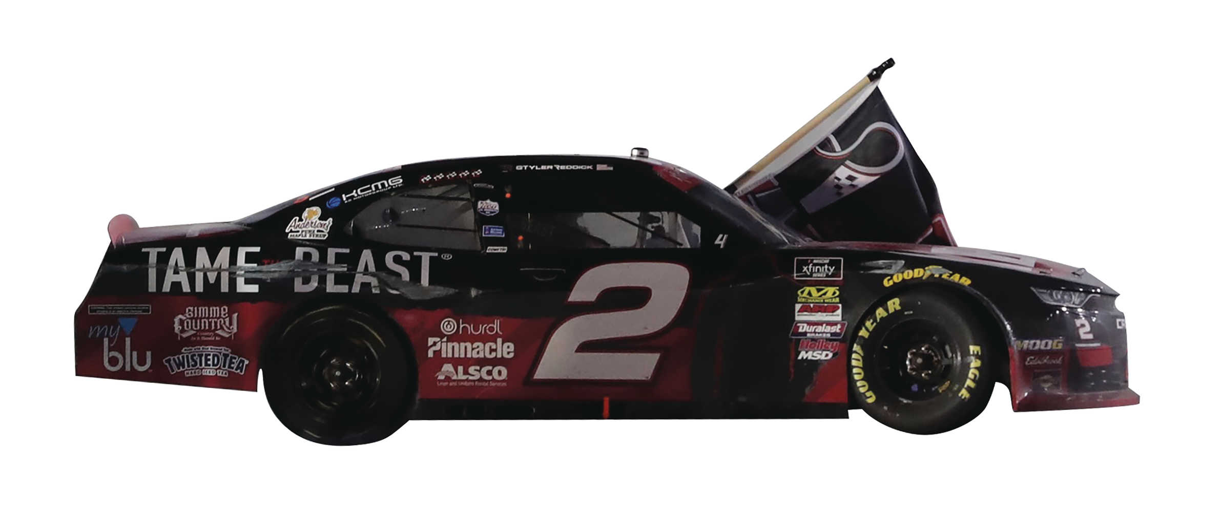 Nascar Xf Ecoboost 300 Reddick Tame Beast 1/24 Ho Car 