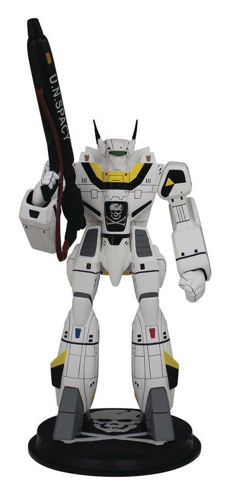 Robotech Battloid Vf1 S Roy Fokker 14 In Polystone Statue 