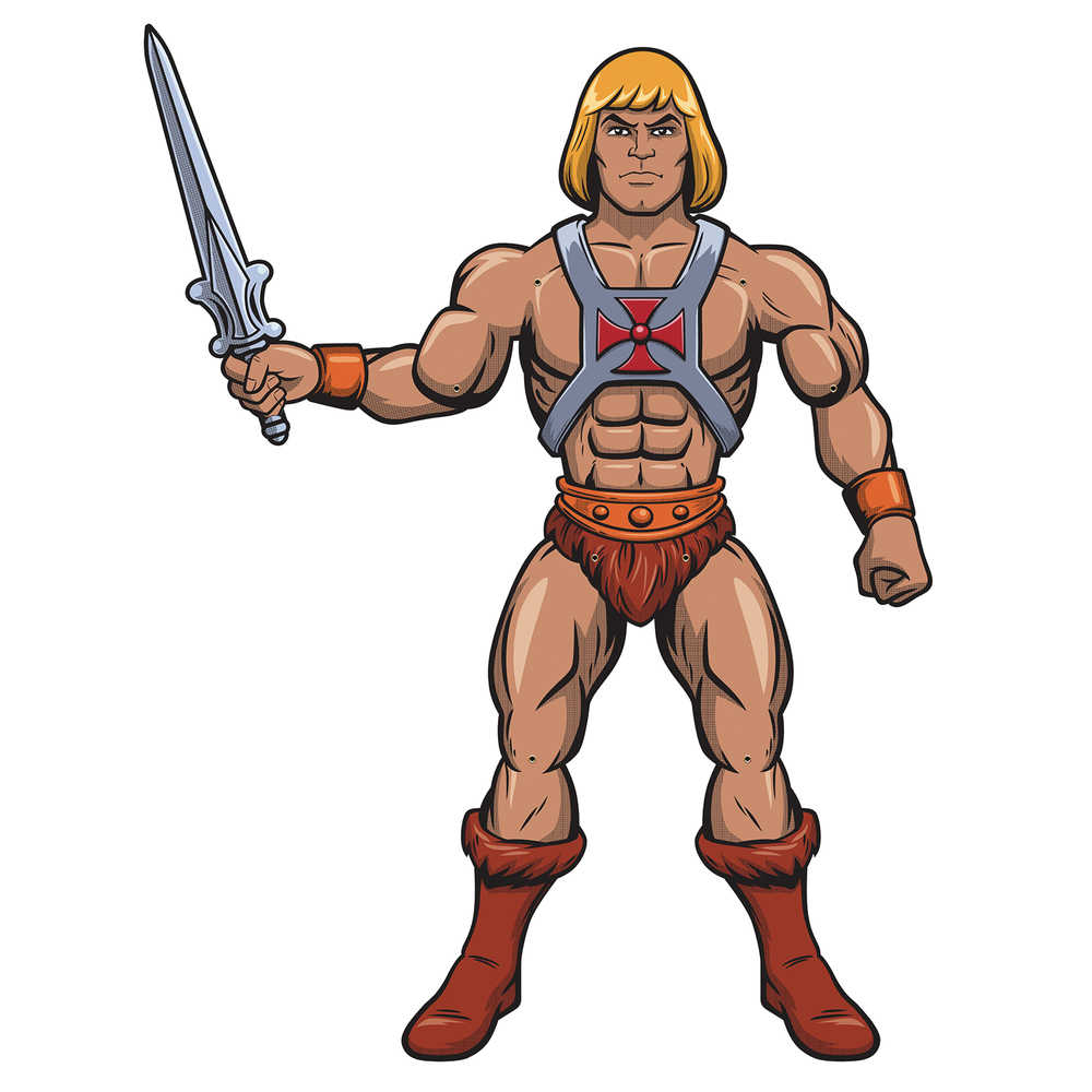 Paper People Masters of the Universe He Man 50 In Jointed Paper Character 