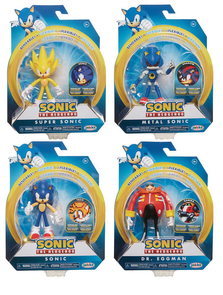 Sonic The Hedgehog 4 In Basic Action Figure W/Acc Wv2 Assortment  