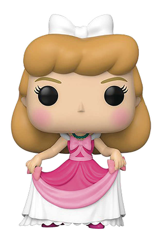 Pop Disney Cinderella In Pink Dress Vinyl Figure 