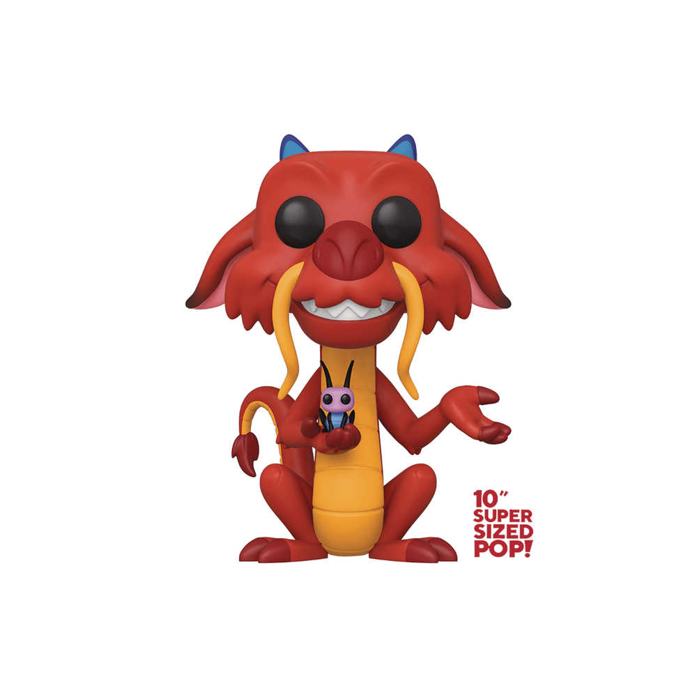 Pop Disney Mulan Mushu 10 In Vinyl Figure 
