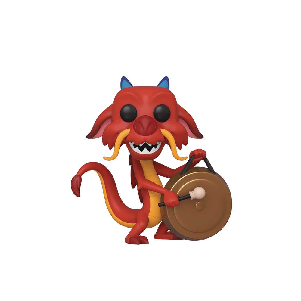 Pop Disney Mulan Mushu W\ Gong Vinyl Figure 