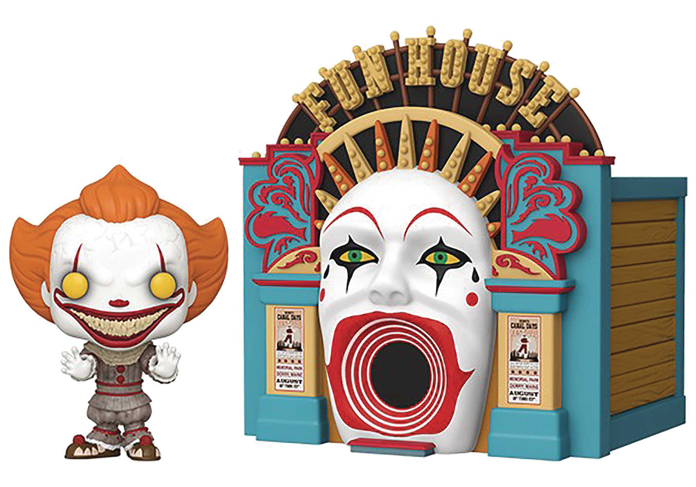 Pop Town It 2 Demonic Pennywise with Funhouse Vinyl Figure 