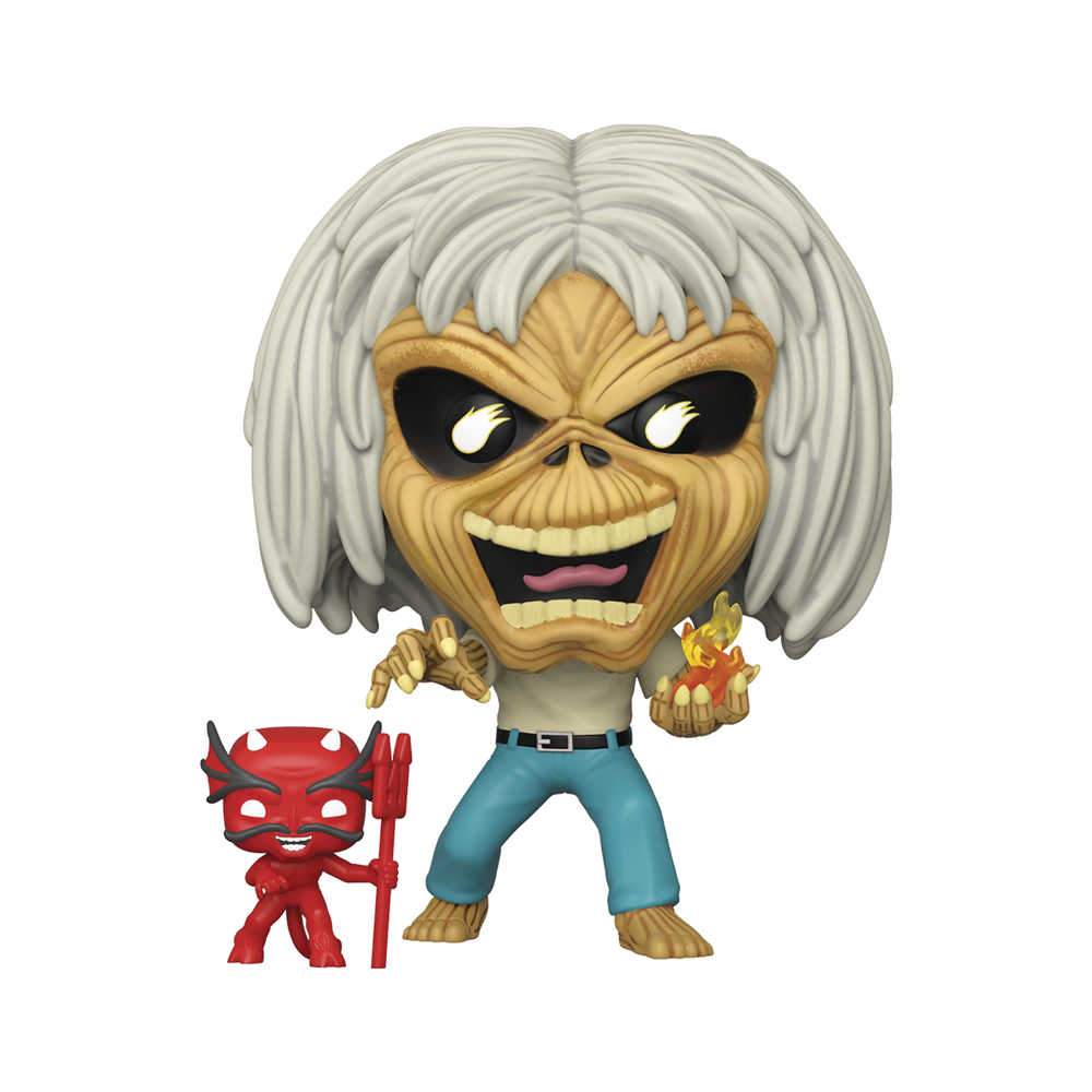 Pop Rocks Iron Maiden Number Of The Beast Vinyl Figure 