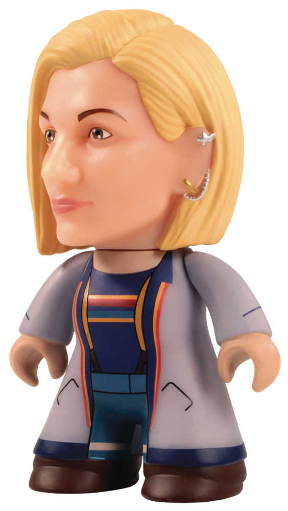 Dw Titans Con Excl 13 Th Doctor Blue Longcoat 3 In Vinyl Figure (Ne