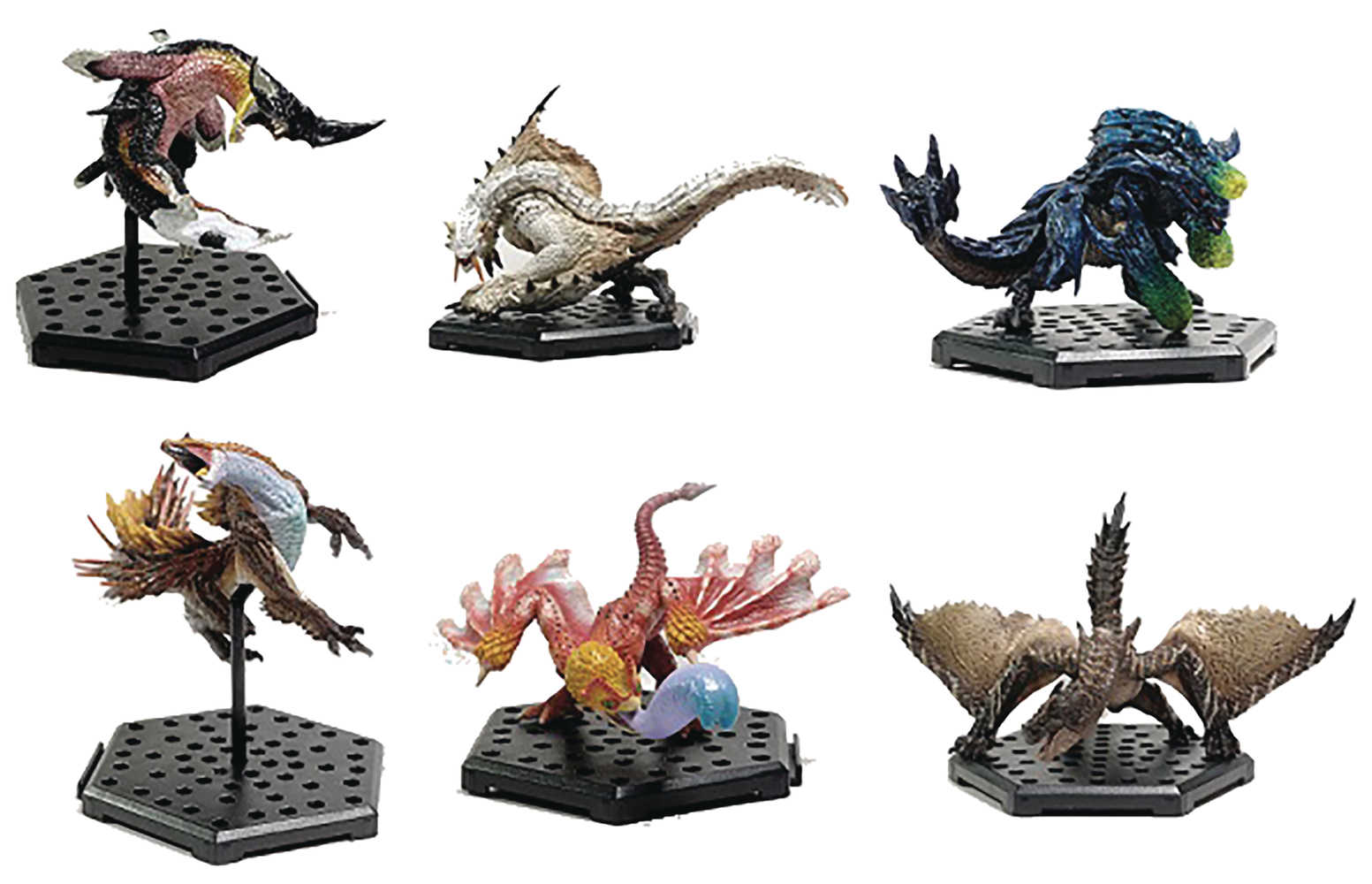 Monster Hunter Collectable Figure Builder Standard Model 6 Pc Bmb Display Ver 16 