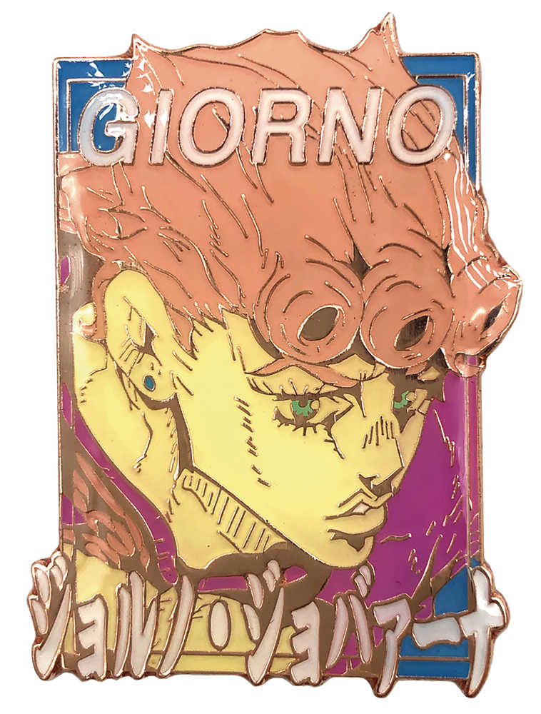 Jojos Bizarre Adventure Pastel Giorno Pin 