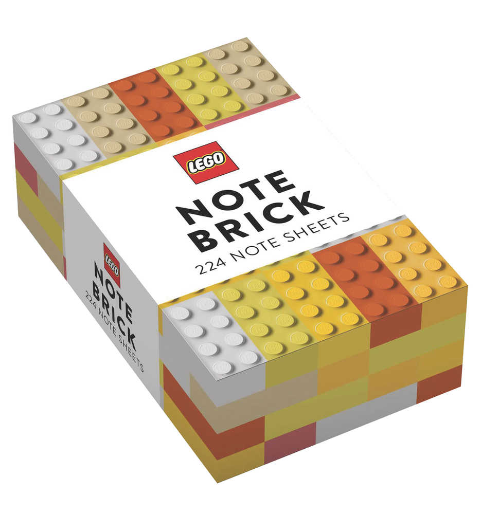 Lego Brick Yellow Orange Note Brick 