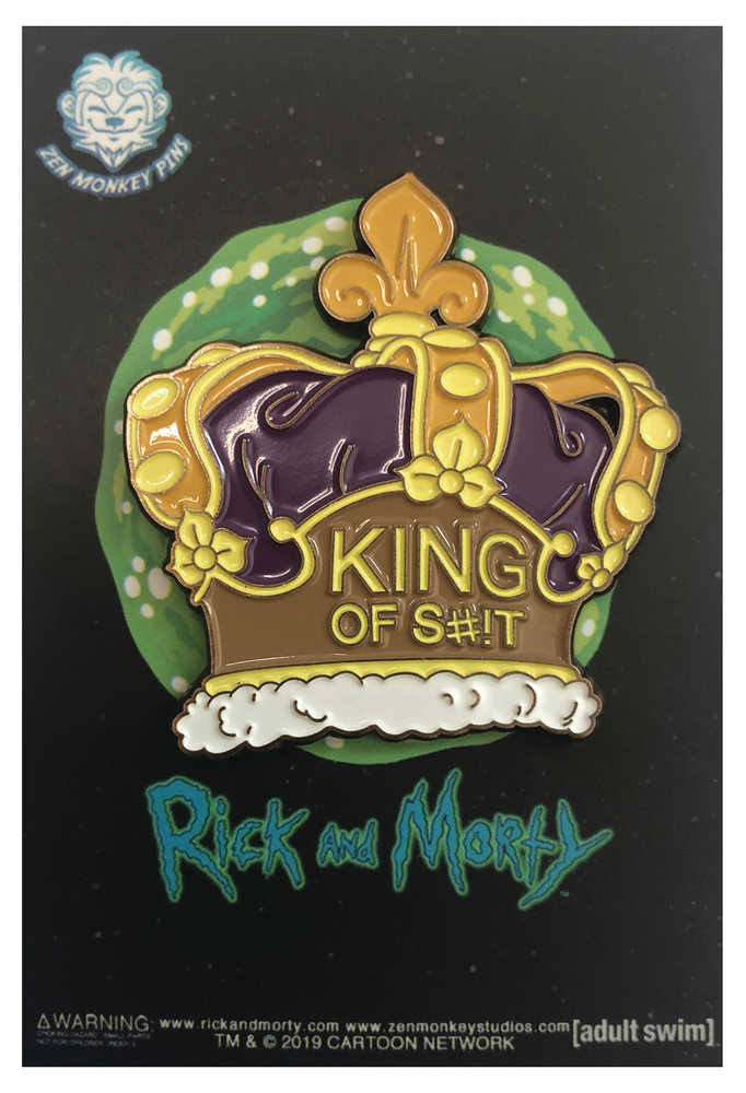 Rick And Morty Ricks Crown Pin 