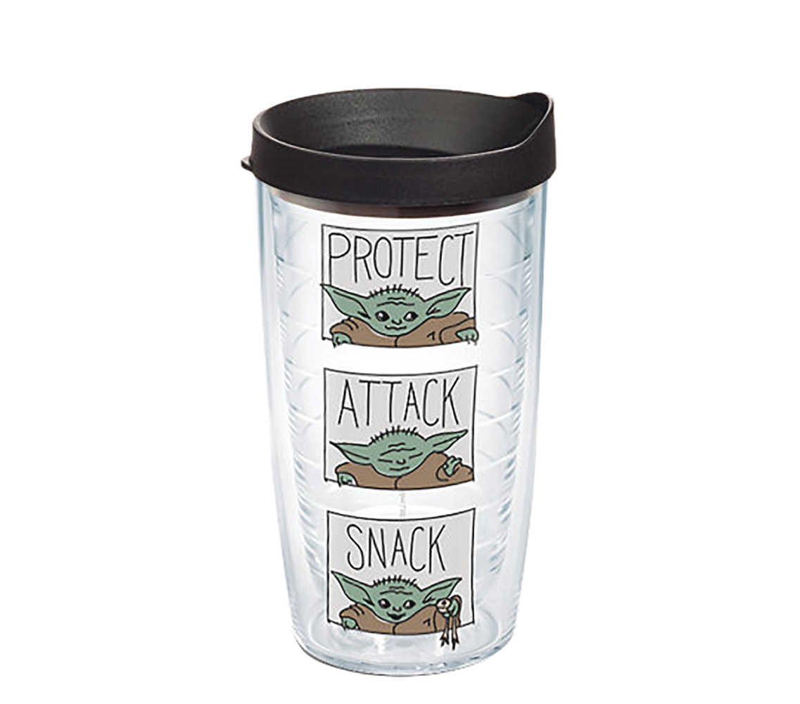 The Mandalorian Mandalorian Snack 16 Oz Tumbler W/Lid 
