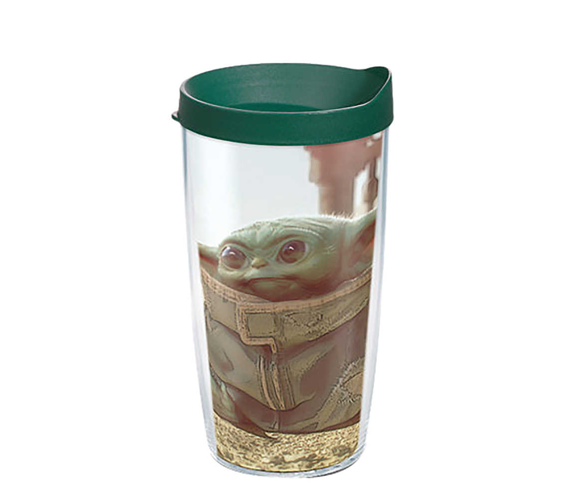The Mandalorian The Child 16 Oz Tumbler W/Lid 