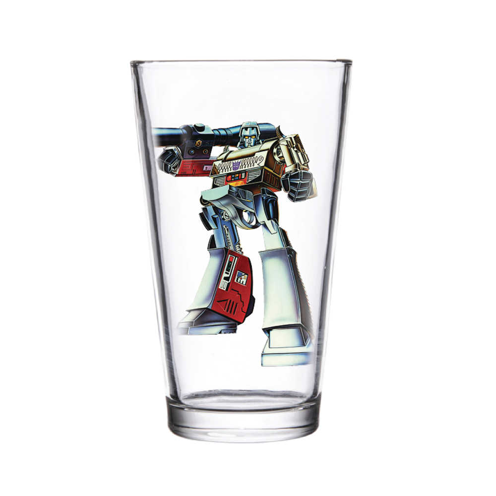 Super 7 Transformers Megatron Pint Glass 