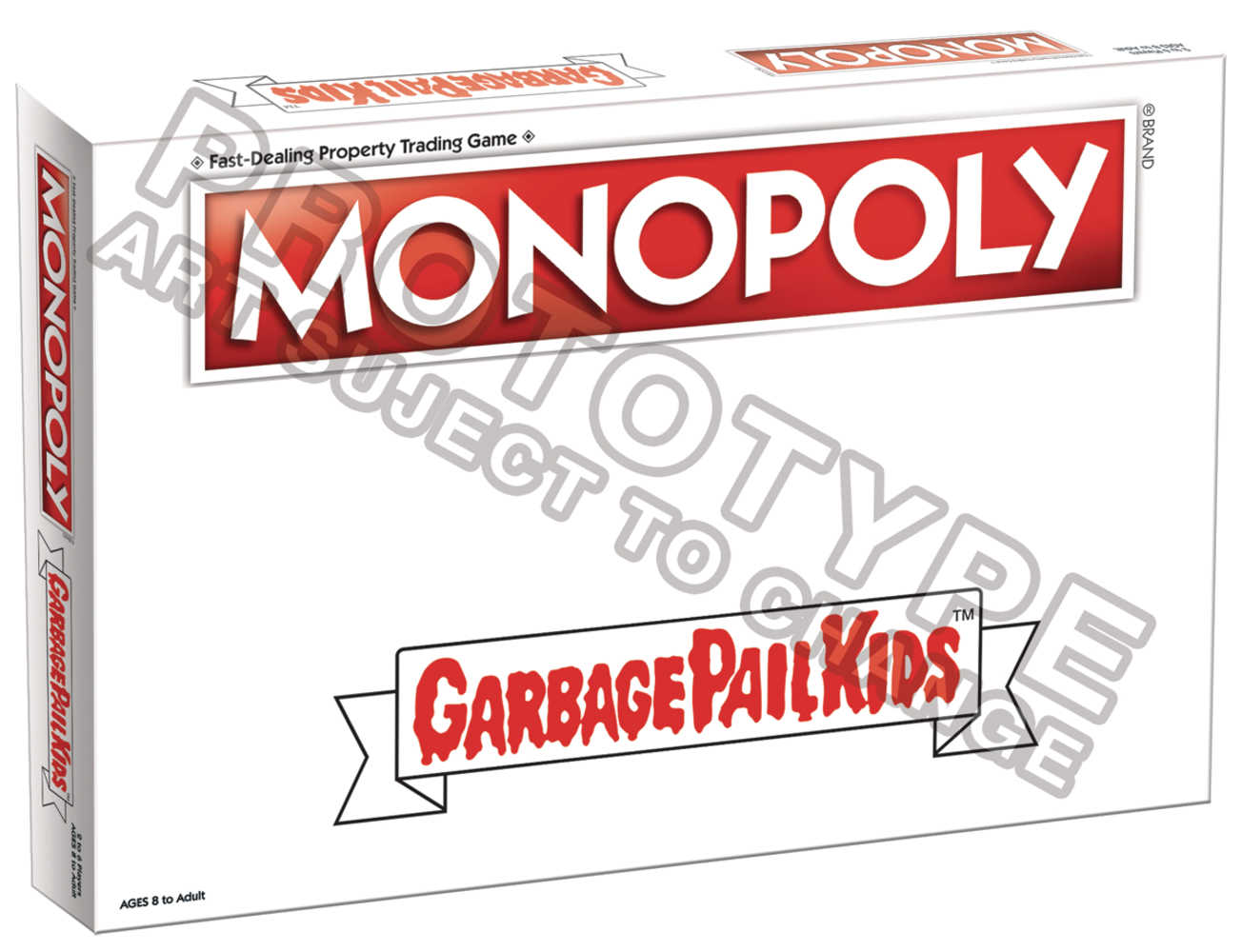 Garbage Pail Kids Monopoly Board Game 