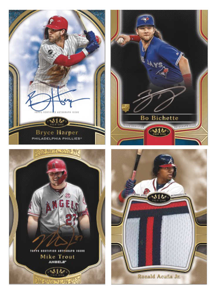Topps 2020 Tier One Baseball Trading Card Box  