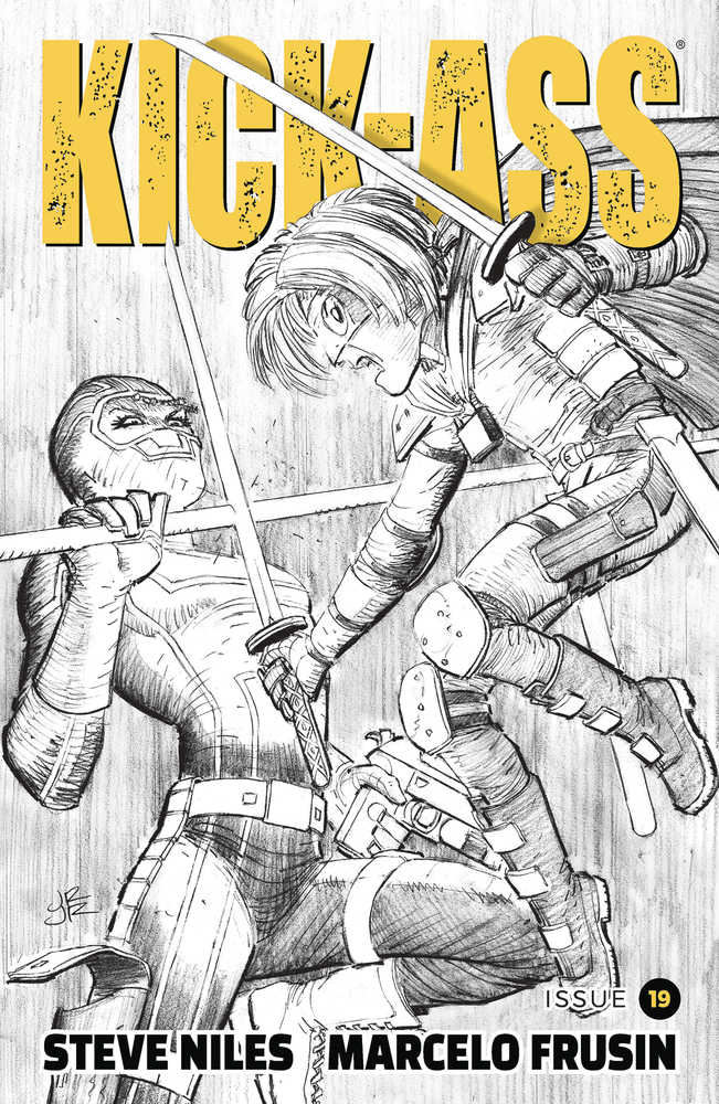 Kick Ass #19 Cover B Black & White Romita Jr (Mature)