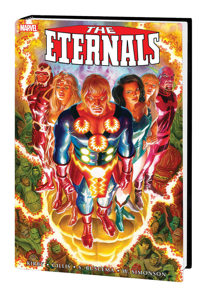 Eternals Complete Saga Omnibus Hardcover Ross Cover