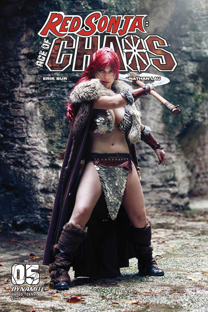 Red Sonja Age Of Chaos #5 Cover E Sabattini Cosplay