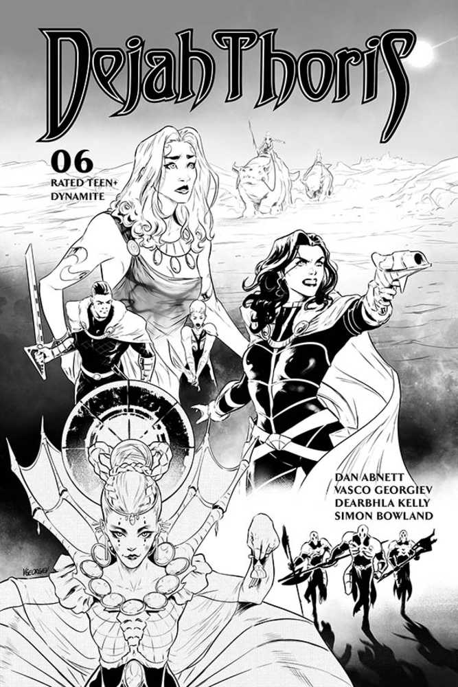 Dejah Thoris (2019) #6 25 Copy Georgiev Black & White Variant Edition