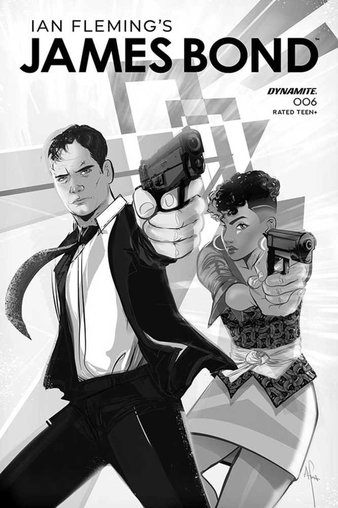 James Bond #6 10 Copy Richardson Black & White Variant Edition