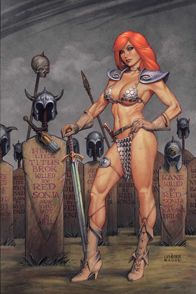 Red Sonja #16 Linsner Limited Full Art Cover