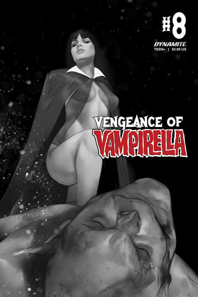 Vengeance Of Vampirella #8 30 Copy Oliver Black & White Variant Edition