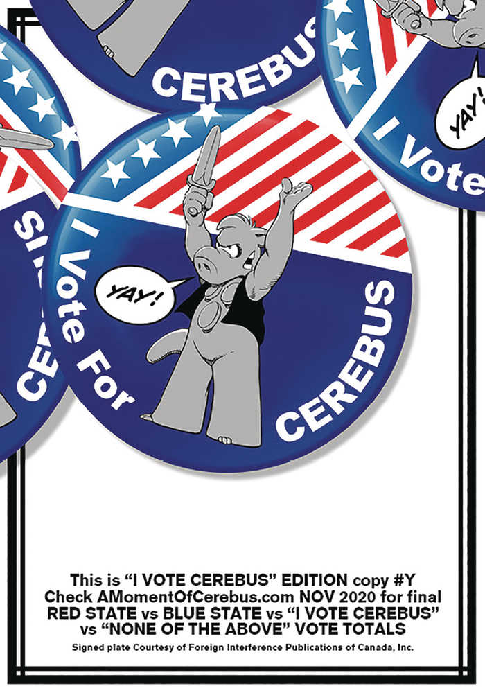 Cerebus TPB Volume 02 High Society Remastered Vote Cerebus Book