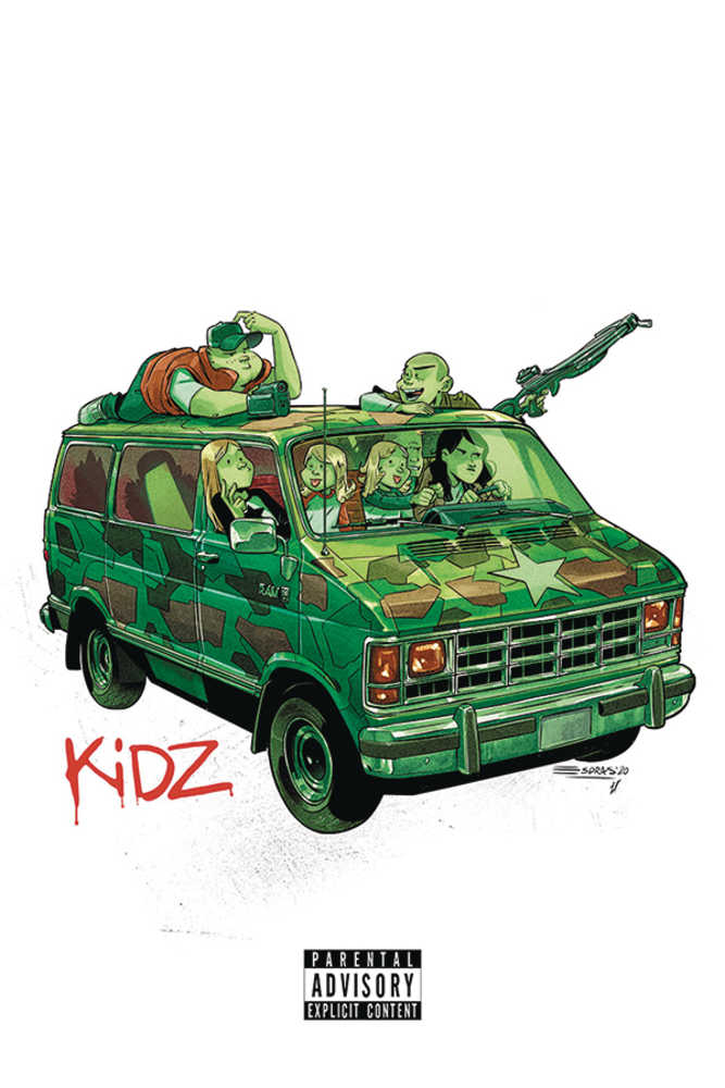 Kidz #5 Cover A Cristobol Gorillaz Album Parody (Mature)