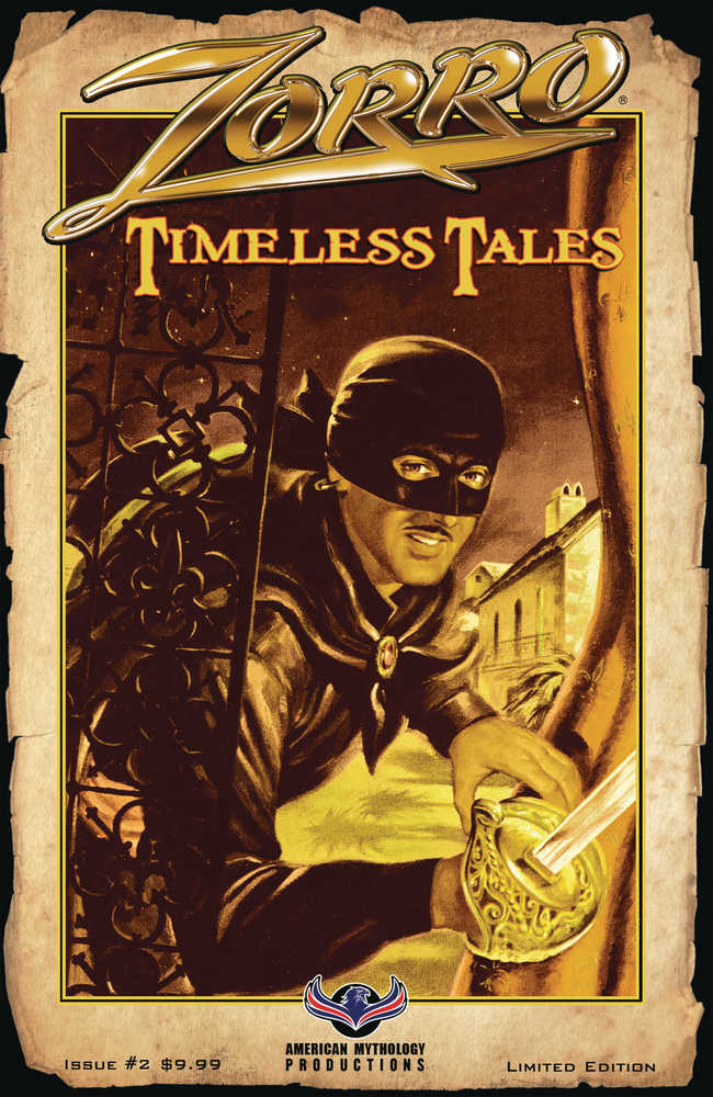 Zorro Timeless Tales #2 Cover B Limited Pulp Variant