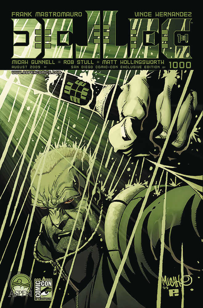 Dellec Volume 1 #1 Sdcc 2009 Limited Variant