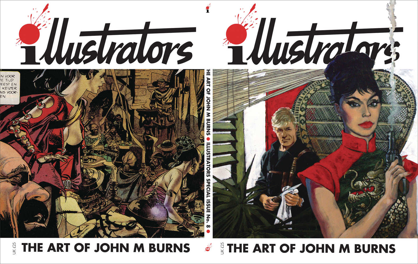 Illustrators Special #8 Art Of John M Burns 