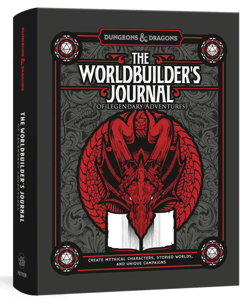 Dungeons & Dragons  Worldbuilder`s Journal Of Legendary Adventures Hardcover 
