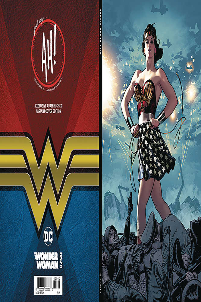 Df Wonder Woman #750 Hughes Exclusive Ww2 Full Art Variant 