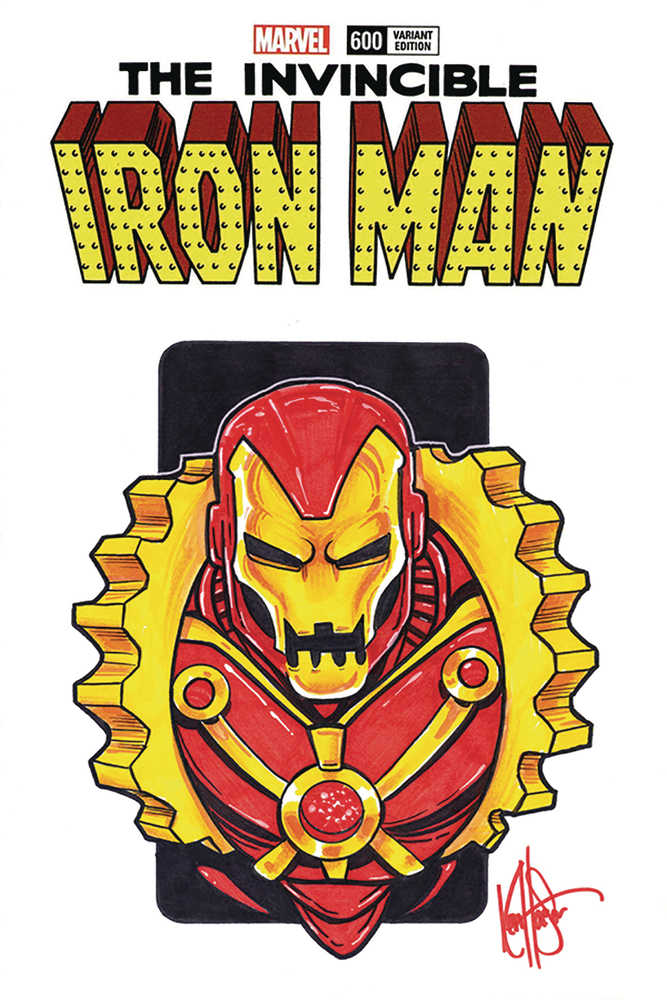 Df Iron Man #600 Haeser Sketch 