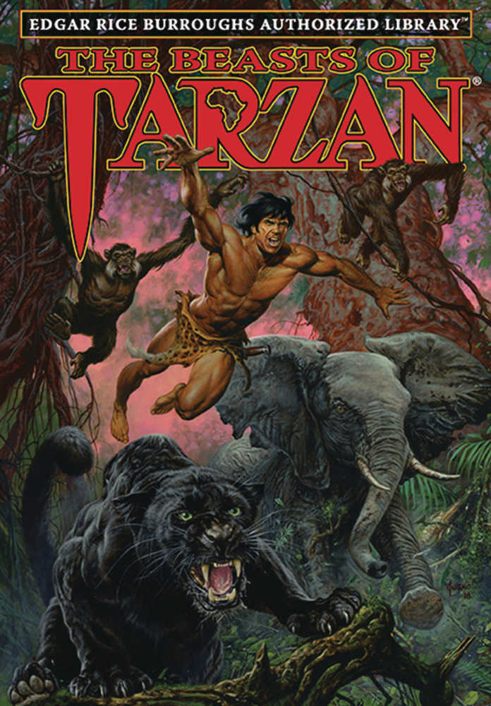 Erb Authorized Library Tarzan Hardcover Volume 03 Beasts Of Tarzan 