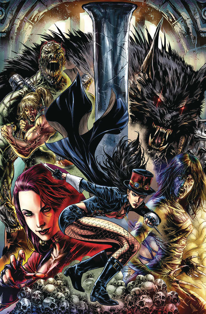 Van Helsing vs League Monsters #4 Cover A White