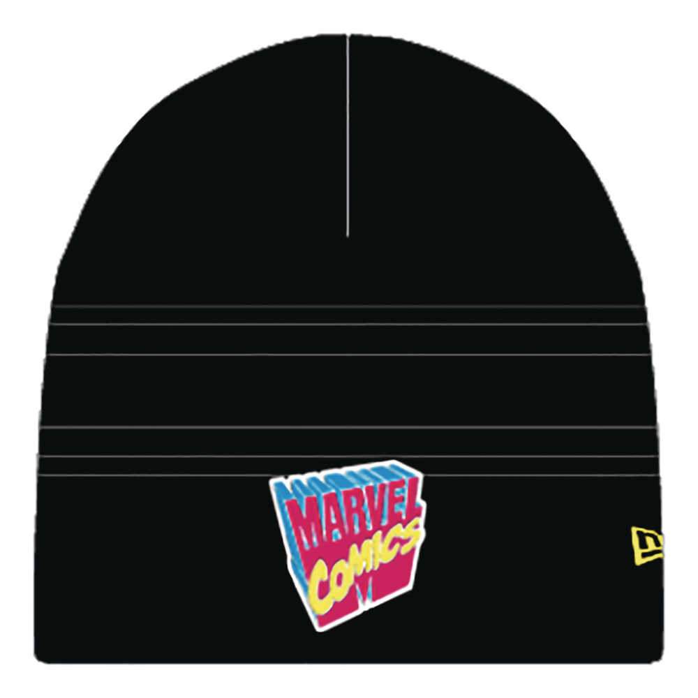 Marvel Comics Logo Previews Exclusive Blk Knit Beanie 